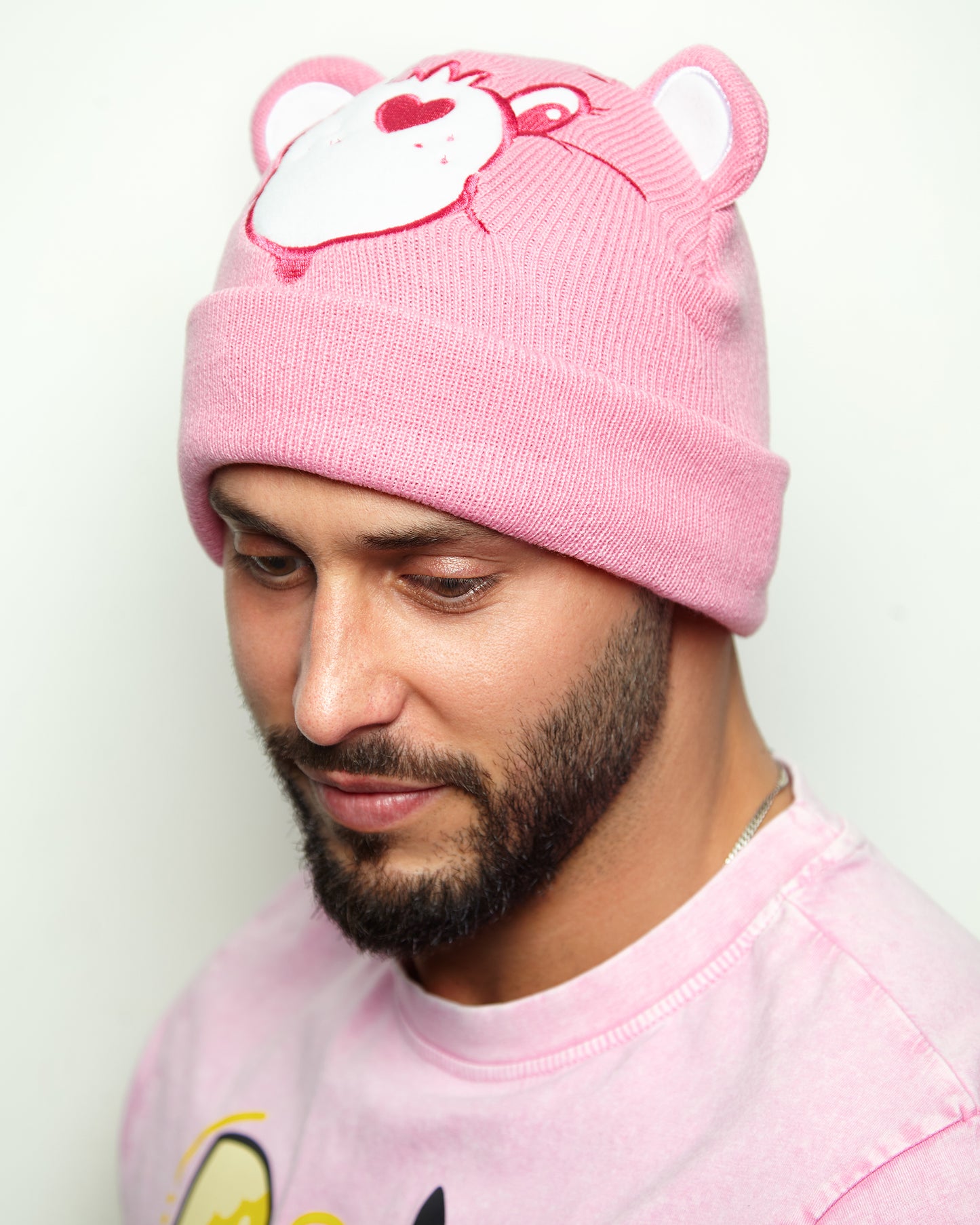 Official: Care Bears, Cheer Bear Adults Beanie - Pink