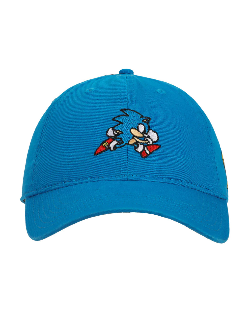 Official Sonic The Hedgehog Heavy Cotton Wash Adult Adjustable Slide Blue Cap