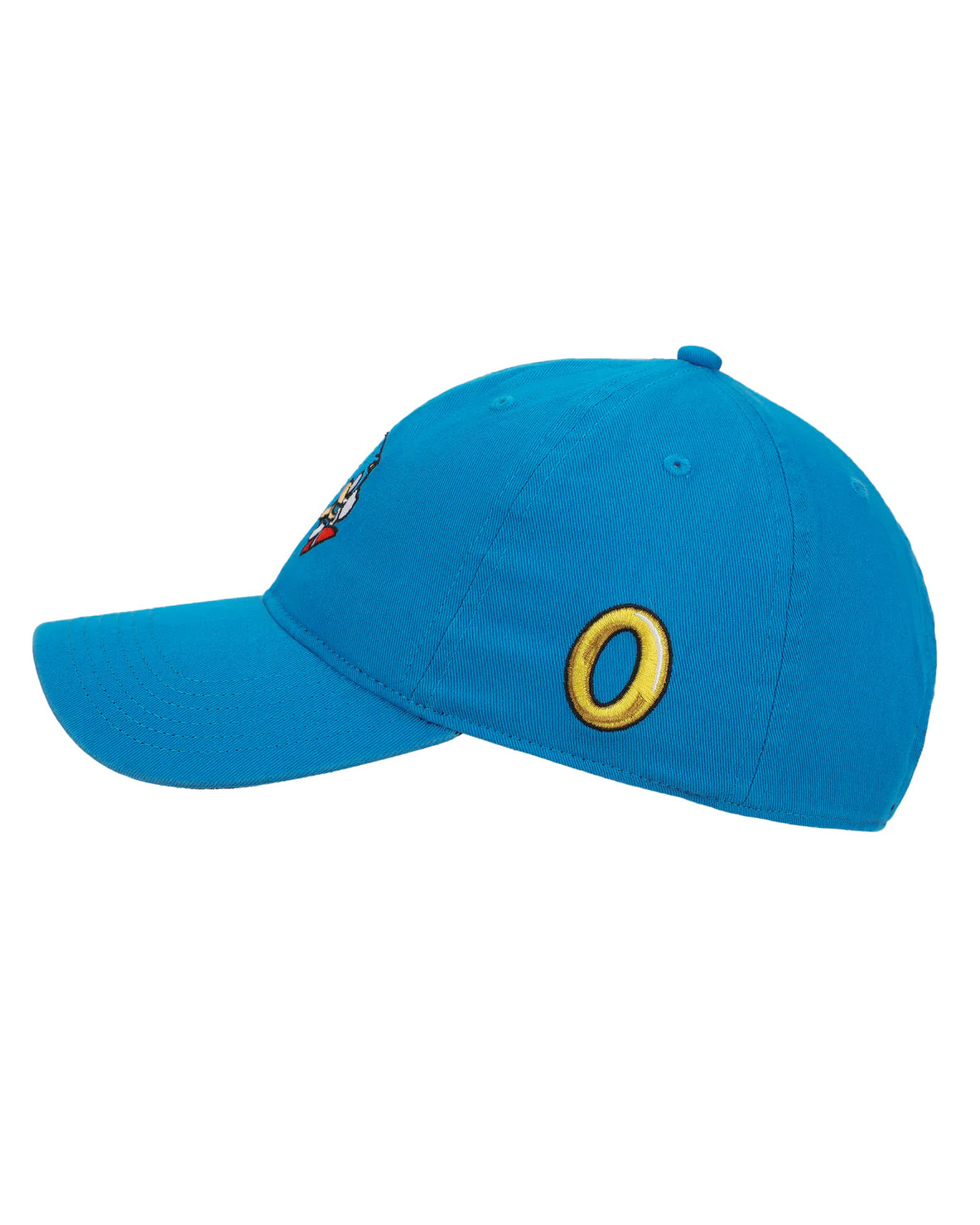 Official Sonic The Hedgehog Heavy Cotton Wash Adult Adjustable Slide Blue Cap