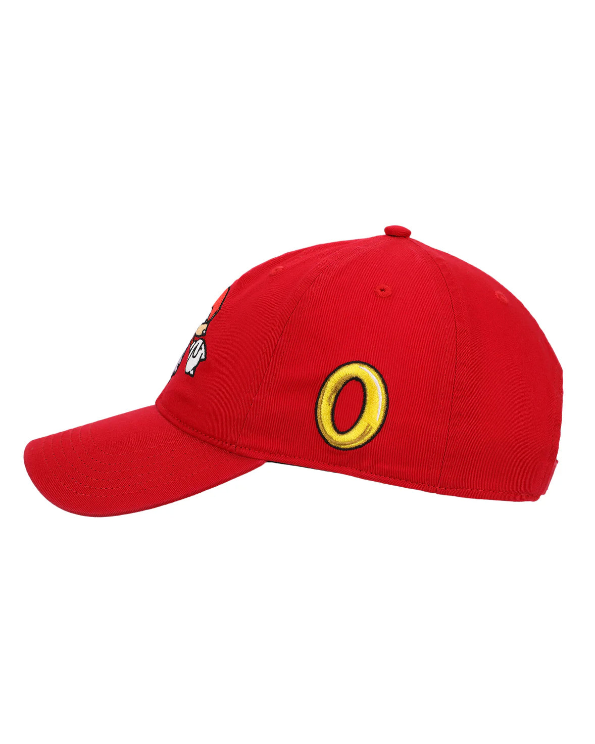 Official Sonic Knuckles Heavy Cotton Wash Adult Adjustable Slide Red Cap