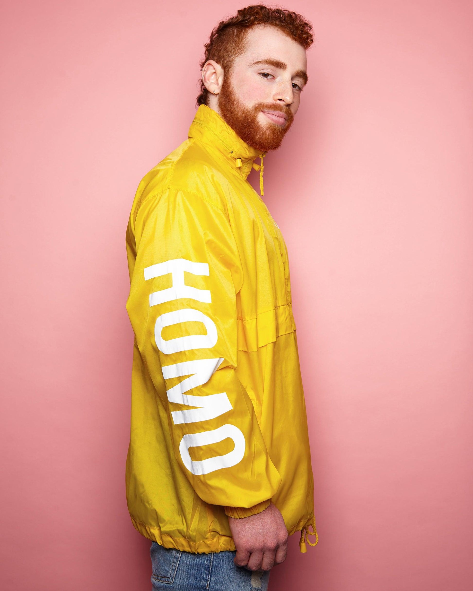 HOMO yellow - windbreaker jacket - HOMOLONDON