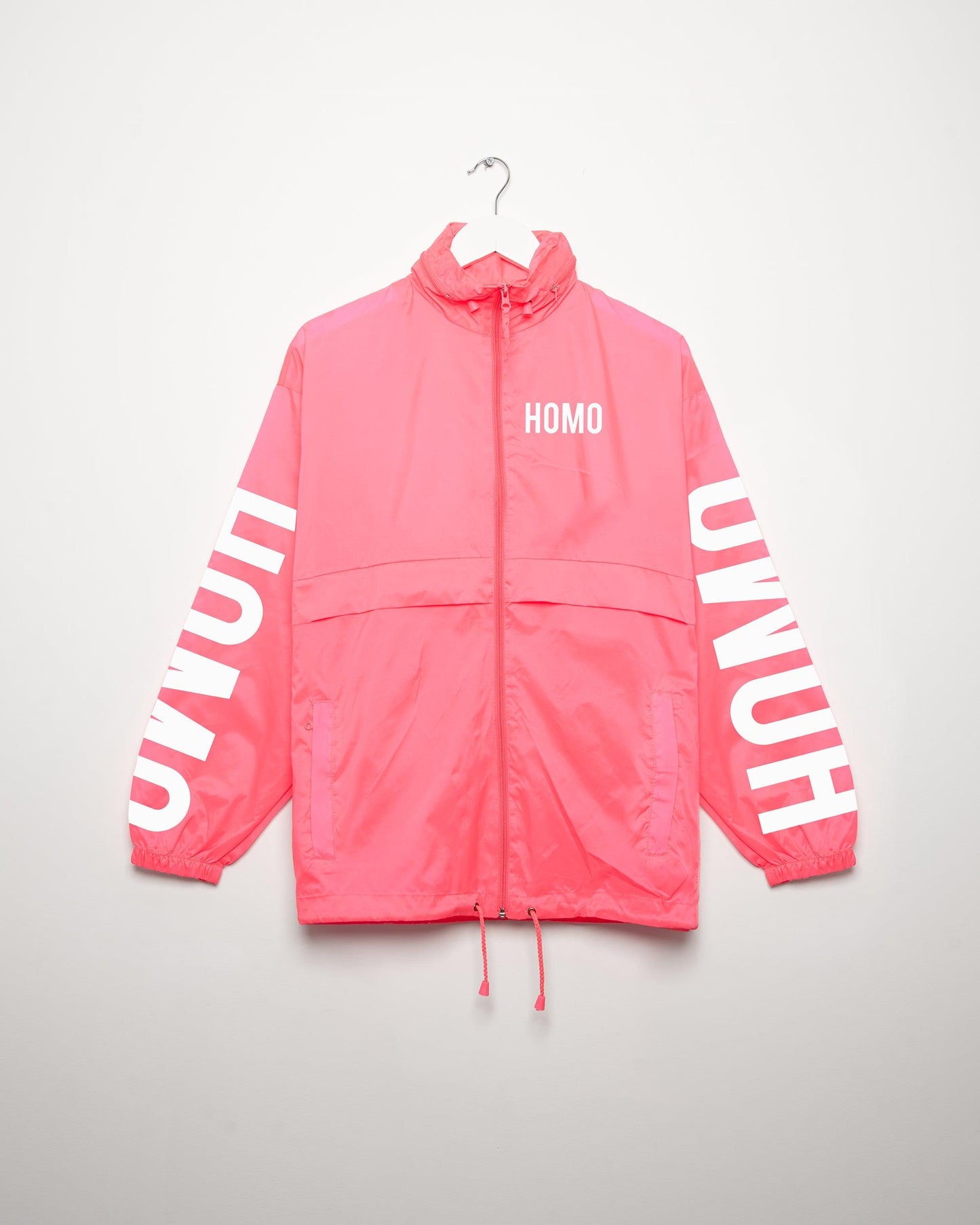 HOMO fluorescent pink - windbreaker jacket - HOMOLONDON