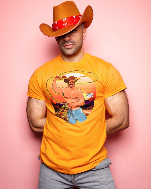 The Cooper - orange tshirt - HOMOLONDON