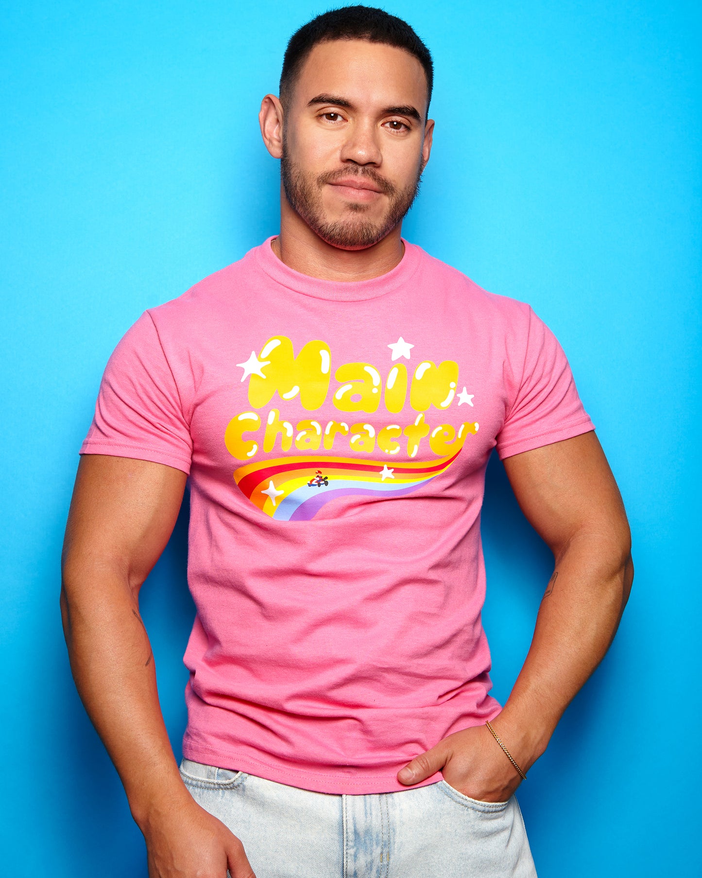 Gaymer: Main character - pink tshirt