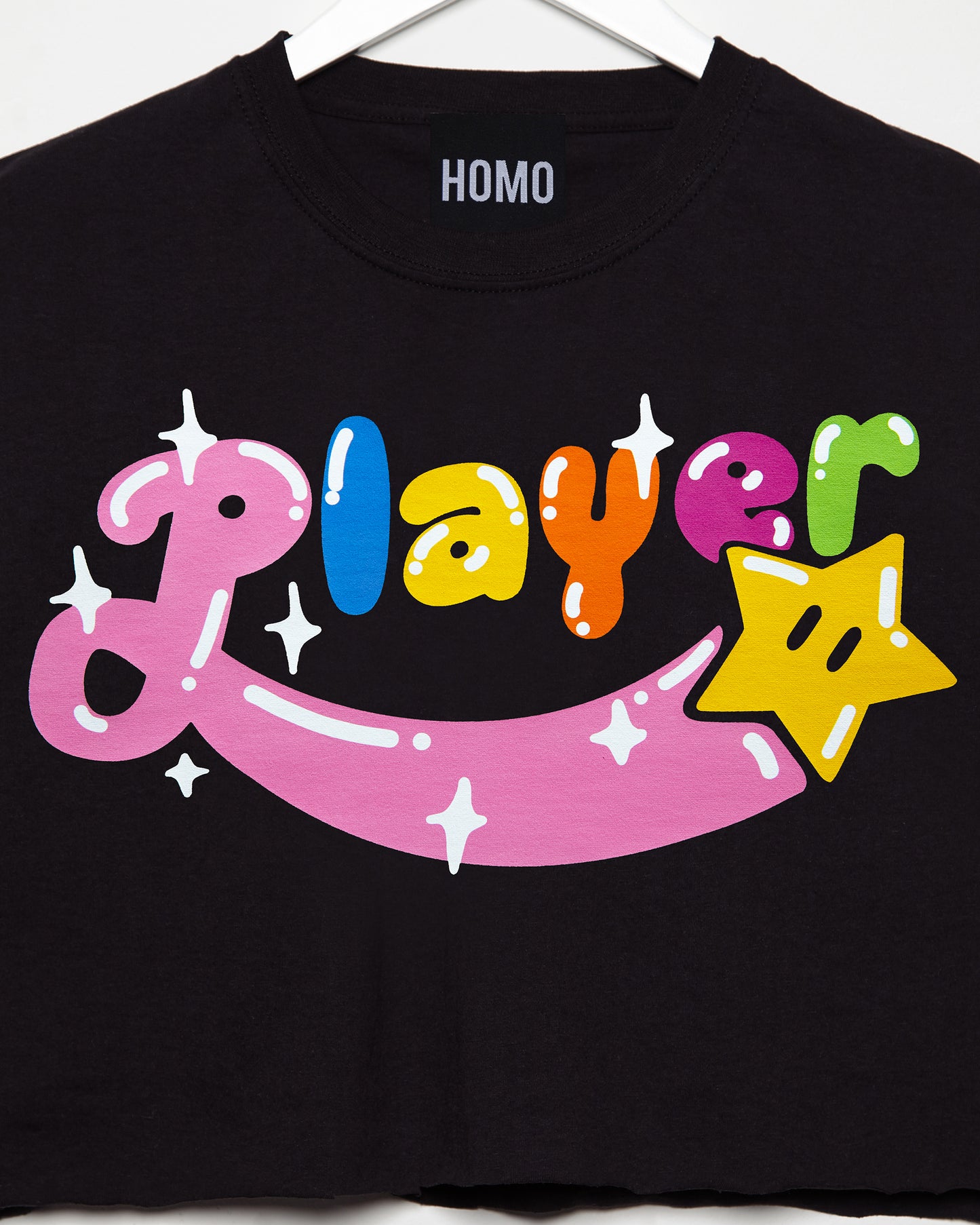 Gaymer: Player  - black crop top
