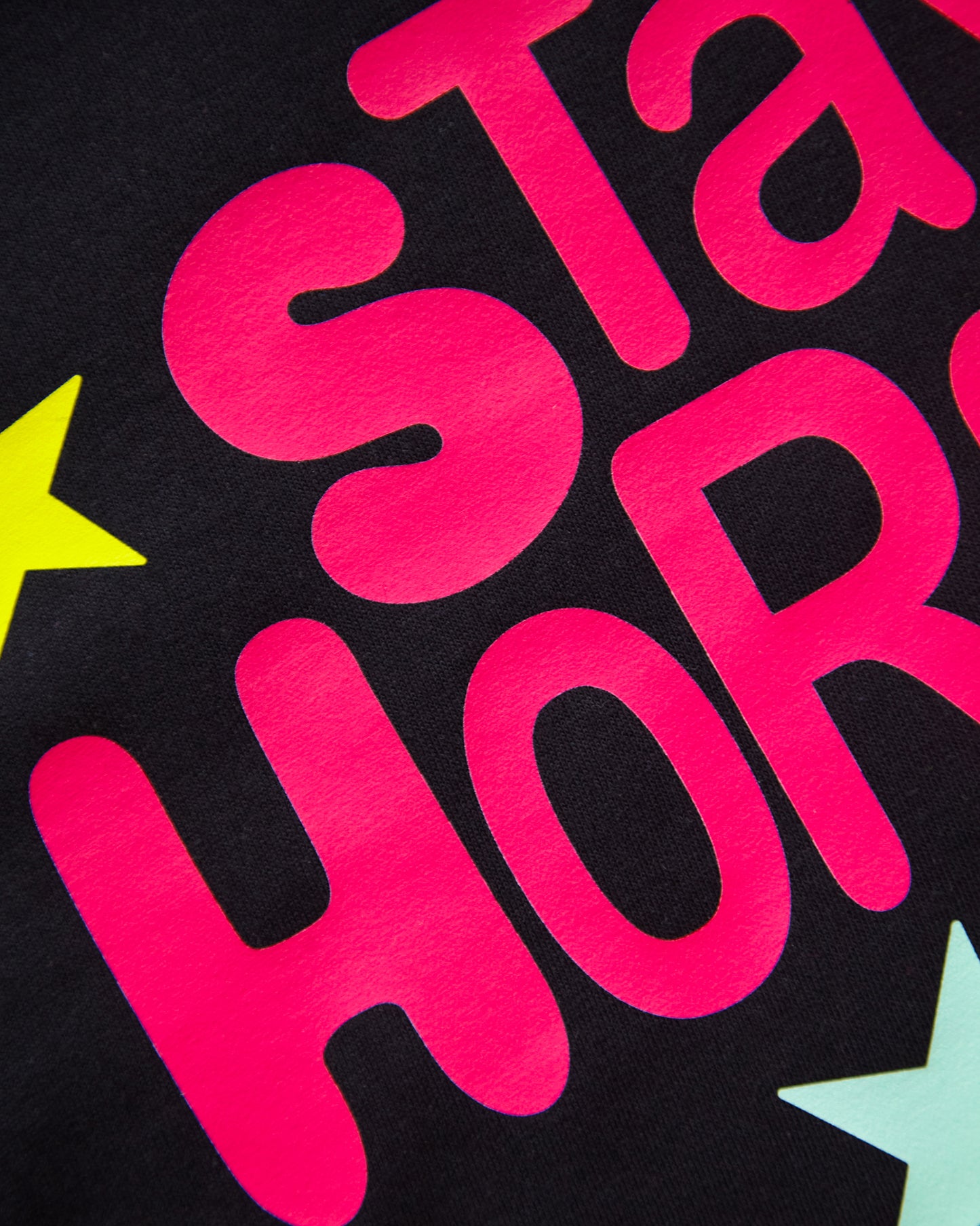 Stay horn/y - black tshirt / crop top