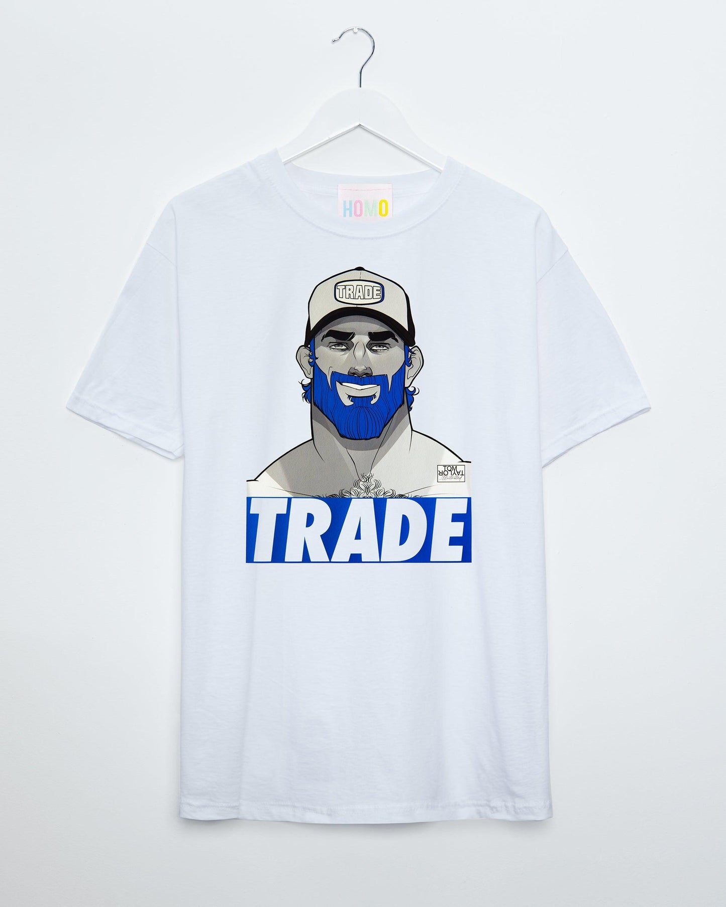 TRADE: Trucker - white tshirt