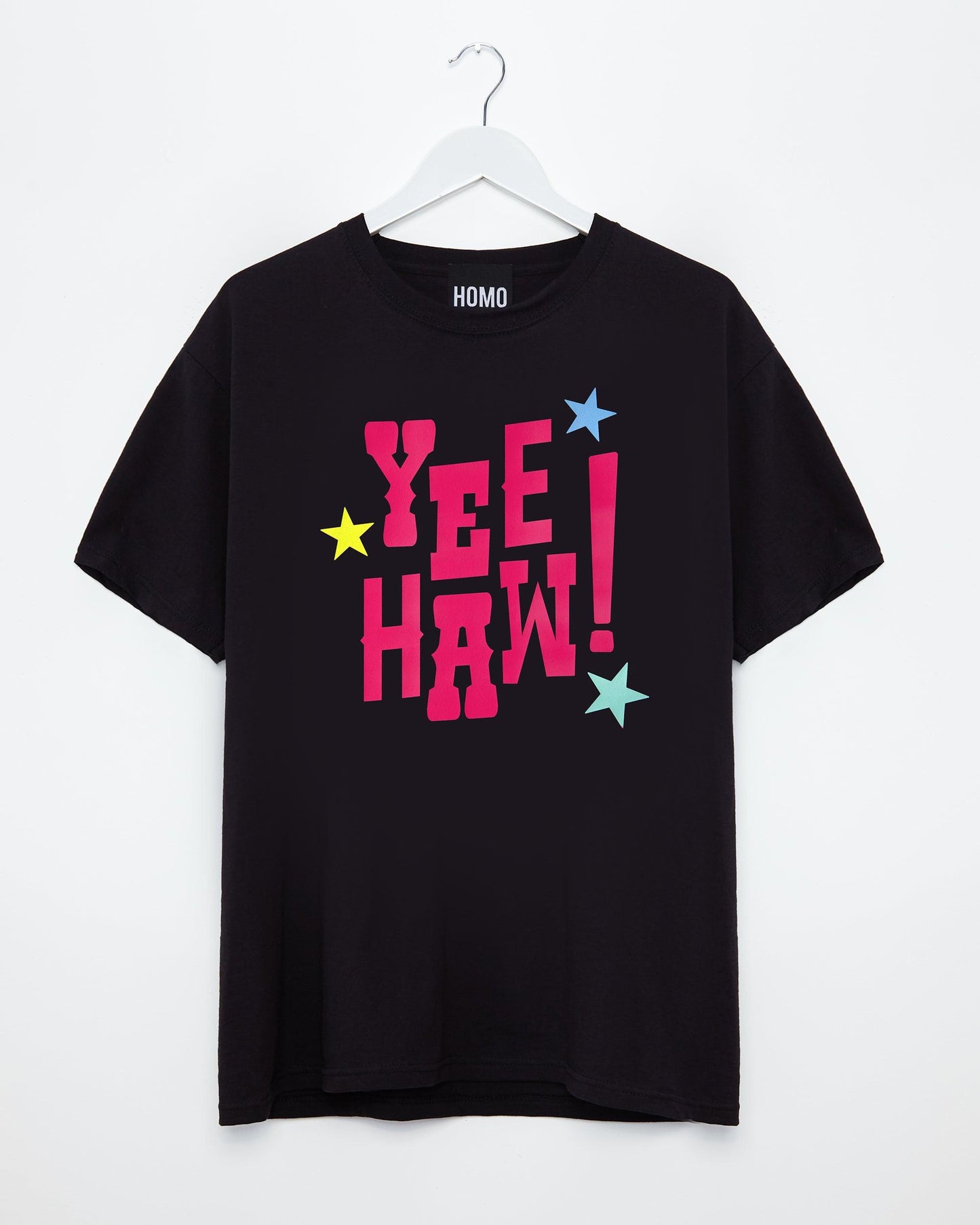 YEE HAW! - black tshirt