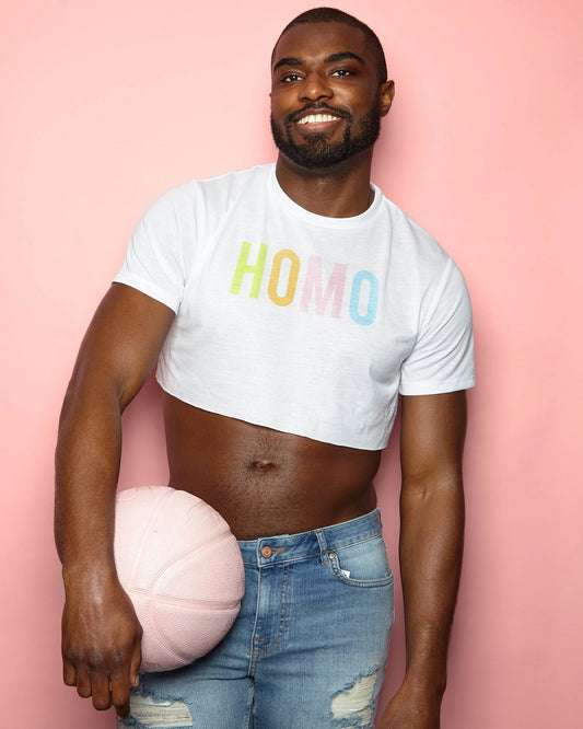 XL - Pride HOMO Logo on white - crop