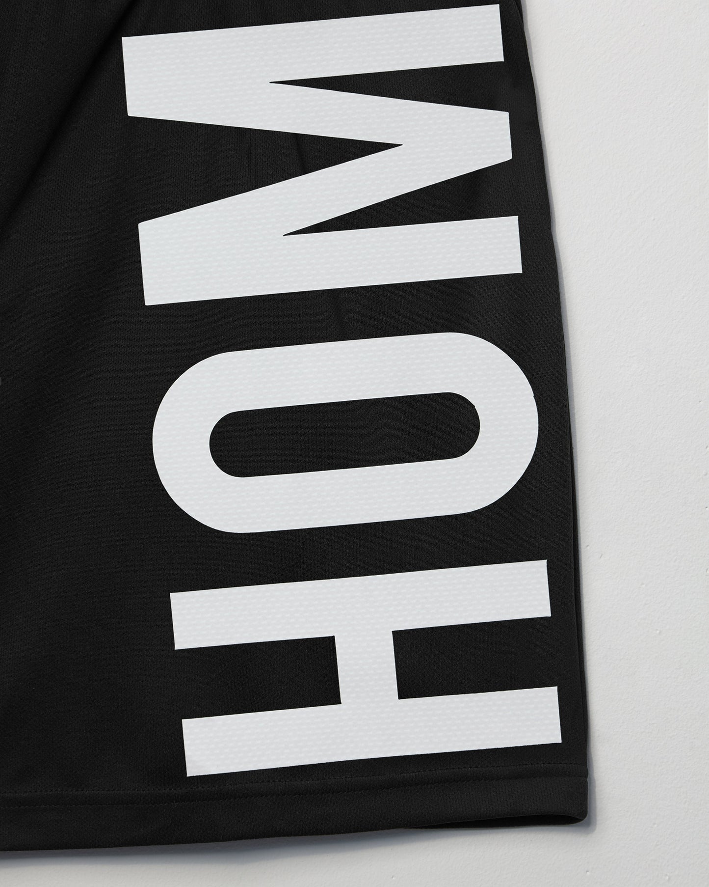 Large HOMO Logo Shorts - White/Black